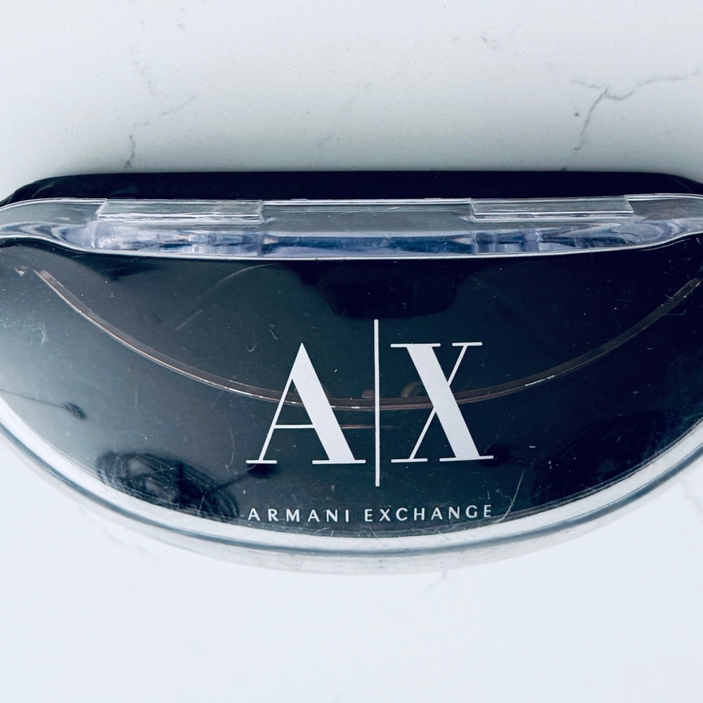 Armani Exchange Sunglasses with Black AX Hard Sunglasses Case for men or women